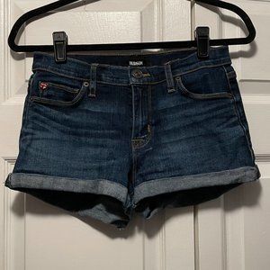 Hudson Jean Shorts with Cuffed Bottoms - Size 25 (stretchy enough to fit a 28)